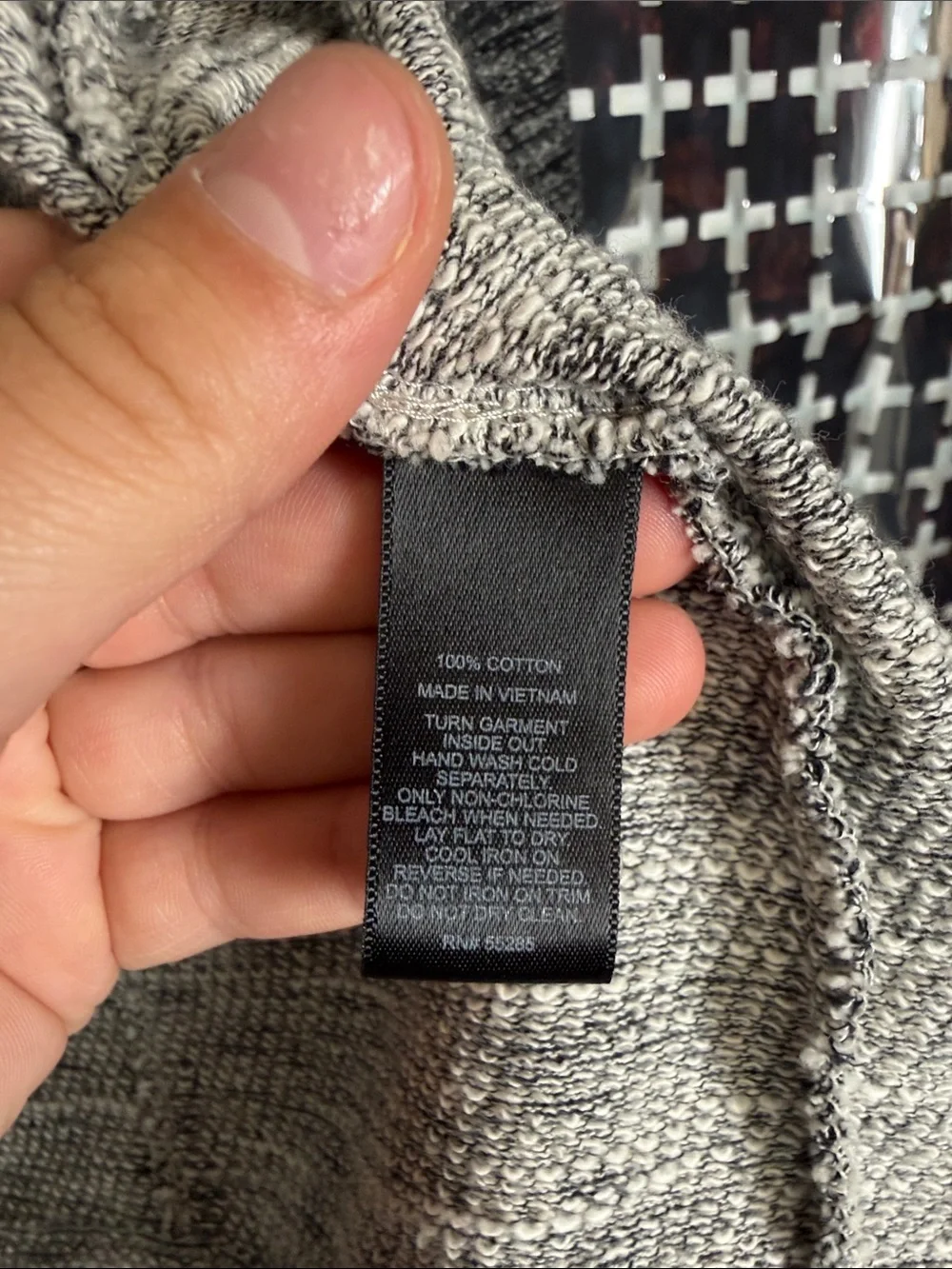 Express Women's Black & Gray Open-Front Knit Cardigan Sweater